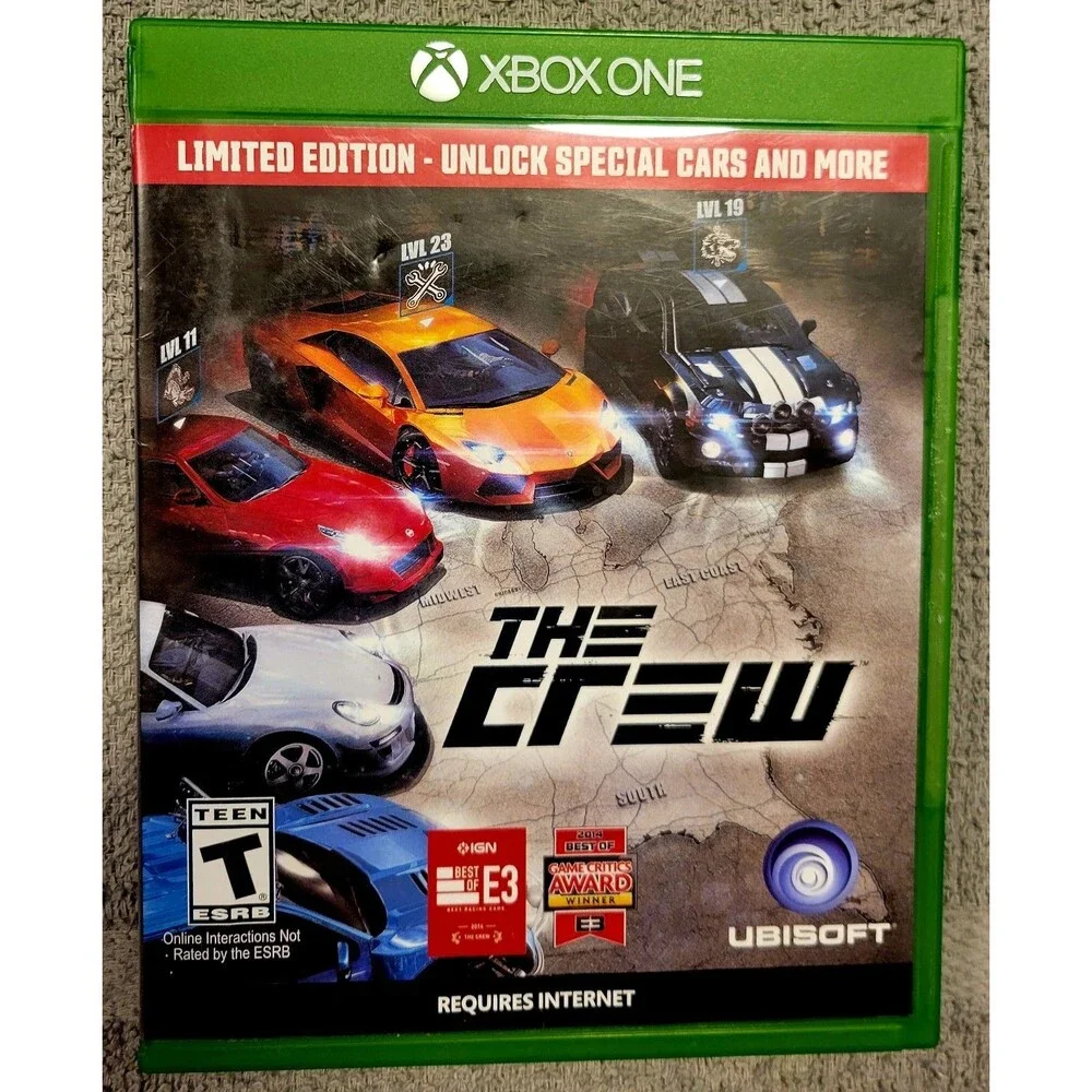 The Crew (Microsoft Xbox One, 2014) LIMITED EDITION, CIB,TESTED, FAST SHIPPING